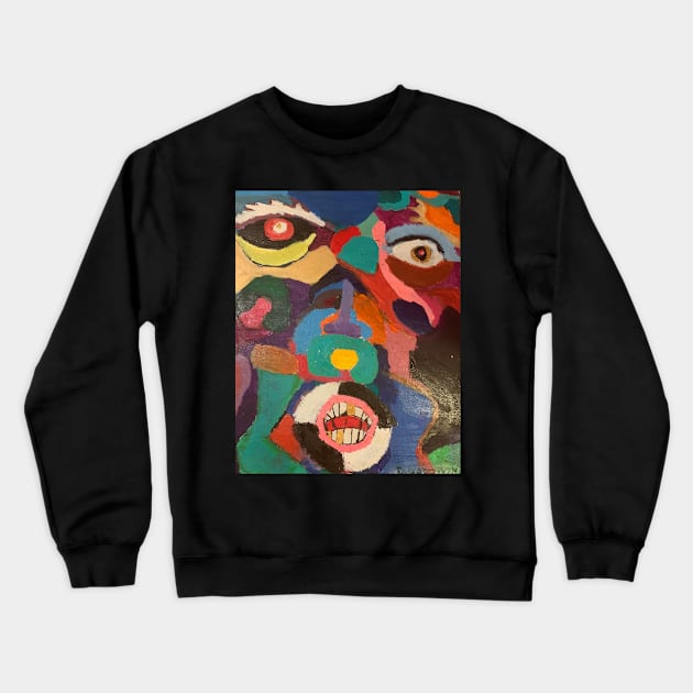 Picasso who Crewneck Sweatshirt by AAA Abstracts